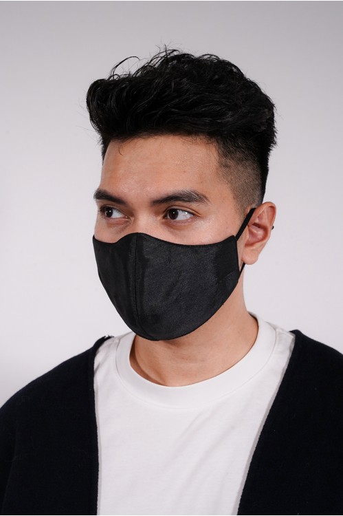 Black store silk mask